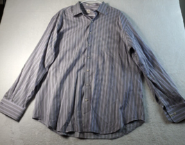 Peter Millar Dress Shirt Mens XL Multi Striped 100% Cotton Long Sleeve Collared - £14.57 GBP