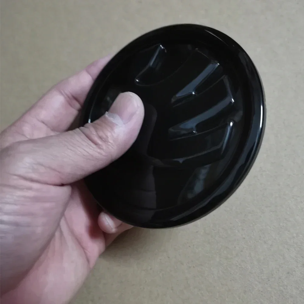 110mm Black Badge For Skoda Sticker Skoda Hood Sticker Rear Emblem Trunk Sticker