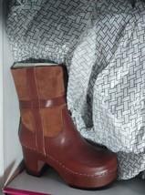 Swedish Hasbeens Women&#39;s Country Boot Size 5 Color Cognac/Cognac - £255.87 GBP