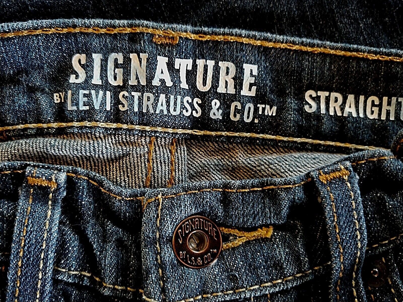 Primary image for LEVI STRAUSS & CO SIGNATURE STRAIGHT BOY'S JEANS-COTTON/ELASTANE-8-GENTLY WORN