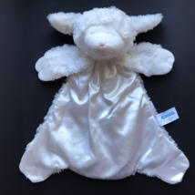 Baby Gund Lamb Lovey Winky Huggybuddy Security Blanket Soother Plush Satin - £11.94 GBP