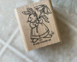 Stampin&#39; Up!  Rubber Stamp  Mama Bunny Holding a Daisy 2000 - $11.29