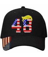 Third Term Trump 2028 &quot;USA 48&quot; w/ Hair Embroidered Hat MAGA Hat MESH BAC... - $26.99