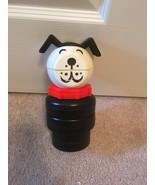 Vintage Fisher Price Little People Lucky Dog Toy Stacking Puzzle - $28.36 CAD