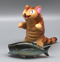 Max Toy Golden Brown Striped Negora w/ Fish image 5