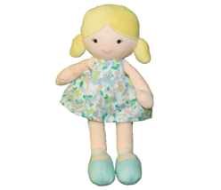 Careter's Blonde Plush Doll 2015 Girl Stuffed Animal Baby Flower Dress 66842 - $15.75