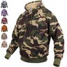 Woodland Camo Fleece Hoodie Pullover Camouflage Sweatshirt Kangaroo Style Item image 15