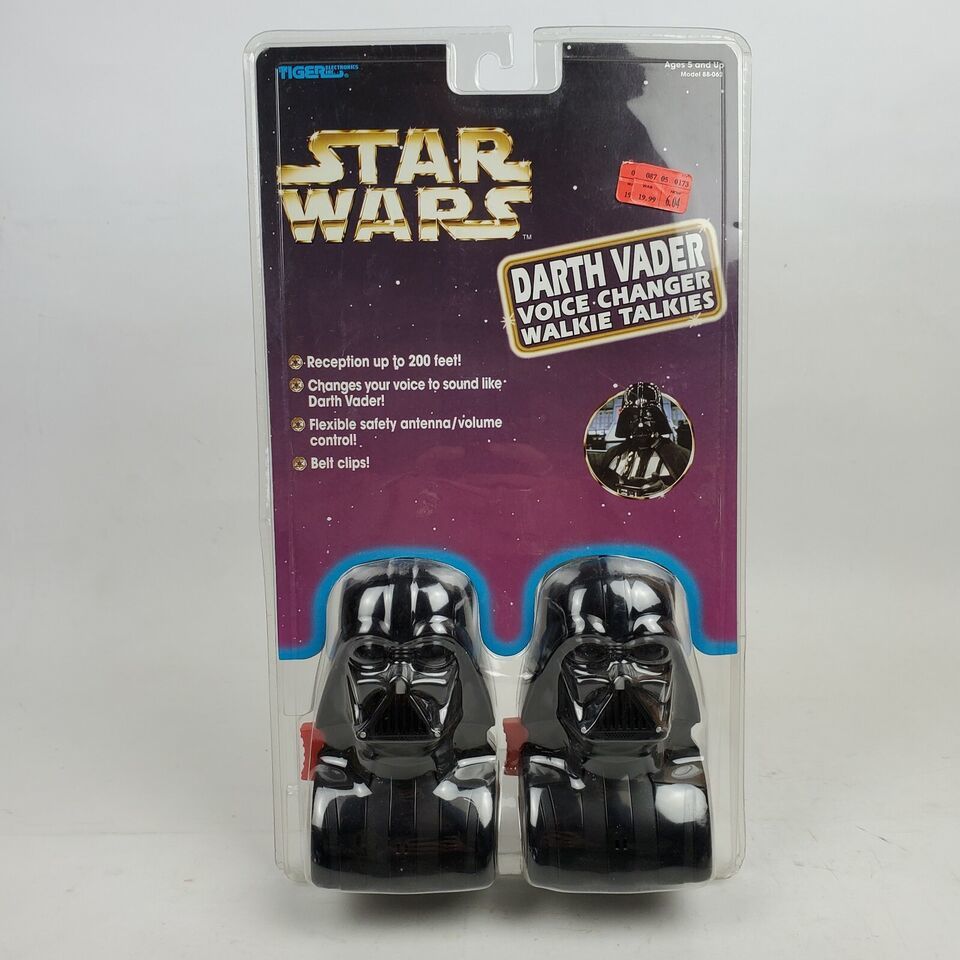 Vintage Tiger Electronics 1997 Star Wars Darth Vader Voice Changer Walkie Talkie - $14.45