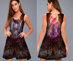 bloodborne hollow moon Printed Polyester A-Line Dress Feel Confident and Beautif - £19.57 GBP+