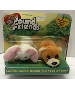 Pound Puppies Friends VINTAGE Bunny &amp; Bear Mini Figures - £23.25 GBP