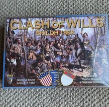 Clash of Wills Shiloh 1862 North vs. South Civil War Board Game - £16.15 GBP