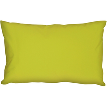 Caravan Cotton Lime Green 12x19 Throw Pillow, Complete with Pillow Insert - £21.07 GBP
