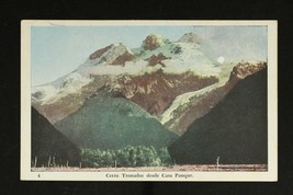 Vintage South America Postcard Cerro Tronador Casa Panque Argentina to Uruguay - £8.98 GBP