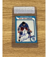 Signed Authentic 1979-80 New York Rangers Steve Vickers #195 Topps Sport... - €77,28 EUR