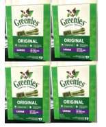 4X Greenies Original Large Natural Dental Care Dog Treats, 108oz. Pack 6... - €42,46 EUR