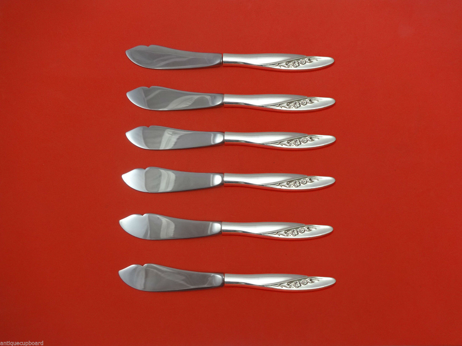 Primary image for Blithe Spirit by Gorham Sterling Silver Trout Knife Set 6pc 7 1/2" HHWS  Custom
