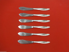 Blithe Spirit by Gorham Sterling Silver Trout Knife Set 6pc 7 1/2&quot; HHWS ... - £332.38 GBP