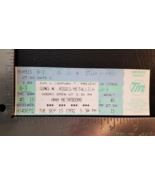 GUNS N ROSES METALLICA - VINTAGE SEPT 15 1992 MINNEAPOLIS MINT WHOLE SHO... - $40.00