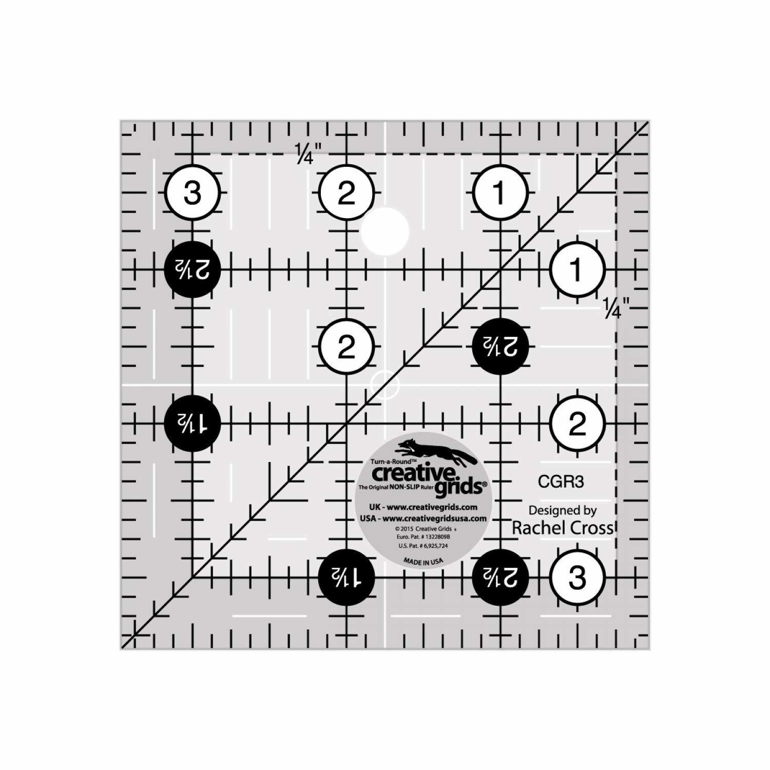Primary image for Creative Grids Quilt Ruler 3-1/2in Square - CGR3