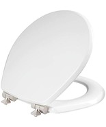 MAYFAIR 826NISL 000 Benton Toilet Seat with Brushed Nickel Hinges will Slow - $44.32