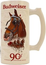 Budweiser 2023 90th Anniversary Limited Edition Clydesdale Collectors Stein NIB - £21.42 GBP