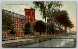 Lewiston ME Androscoggin Mill Maine Postcard A39 - $4.95