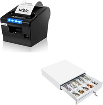16&quot; Heavy Duty Cash Register For Point Of Sale (Pos) System, Munbyn Receipt - £203.36 GBP