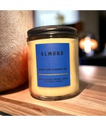 White Barn Candle 7 oz Almond With Essential Oil New Unused - $14.37