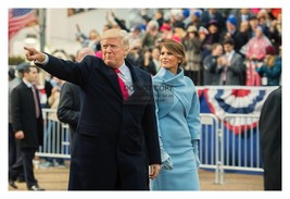 President Donald Trump At Inagural Parade With Melania 4X6 Photo - £6.35 GBP
