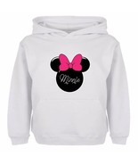 Boys Girls Hoodies Sweatshirt Pullover Minnie Mouse Black Head Kids Gift... - £20.63 GBP