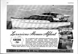 1945 Print Ad Grebe 70 Diesel Power Yachts Boat Henry Grebe Chicago,IL - £6.44 GBP