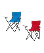 Folding Chair Portable Outdoor Camping Fishing Beach Sports w/ Cup Holde... - $637.21 MXN