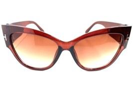 New Fashionista Oversized Elegant Brown Cat Eye Women&#39;s Sunglasses X5 - £7.85 GBP