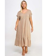 Women&#39;s Boho Maxi Dress With Slip - $99.43 CAD