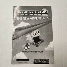 Pac-Man 2 New Adventures SNES Super Nintendo Instruction Manual Only - Good - £4.68 GBP