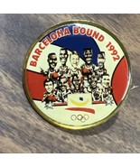 Vintage 1992 Olympic Pin USA Basketball Dream Team Barcelona Bound Jorda... - €25,92 EUR
