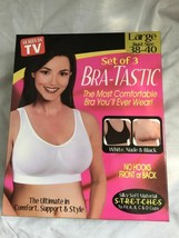 SET OF 3  BRA-TASTIC BRAS ASSORTED SIZES BRAND NEW IN BOX - £7.83 GBP