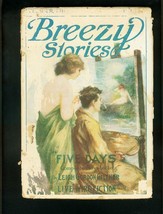 Breezy Stories Dec 1916-LEOPARD GIRL-SPICY STORIES-ARTIST COVER-fair/good FR/G - £69.43 GBP