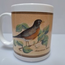 American Robin Coffee Mug Cup Make A Joyful Noise Unto The Lord Dickson Inc - $12.55