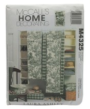 McCalls Sewing Pattern 4325 Home Decorating Garment Storage - $8.15