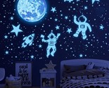 Glow In The Dark Stars For Ceiling Glow In The Dark Moon And Planet Wall... - $25.99