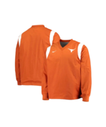 Nike Men&#39;s Texas Longhorns Rev Pullover Windbreaker Jacket Burnt Orange ... - £85.66 GBP