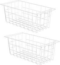 Slideep Chest Freezer Organizer Bins 16.5 Inch, Deep Upright Freezer, Set Of 2 - $38.53