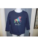 Life is Good Unicorn Blue Long Sleeve Shirt Size 3T Girl&#39;s EUC - €18,83 EUR
