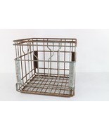 Vintage 40s 50s Beatrice Foods Distressed Steel Milk Crate Holder Farmho... - $1,545.35 MXN