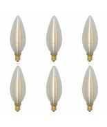 Royal Designs, Inc. Vintage Dimmable Silk Wrapped Torpedo Shaped LED Light Bulbs - $45.49