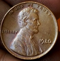 1980 Lincoln Cent DDR Free Shipping  - £2.32 GBP