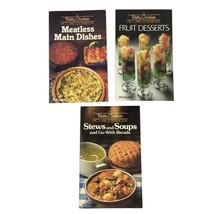 Picture Cookbook Meatless Main Dishes Stews Soups Desserts Betty Crocker Set 3 u - $20.39