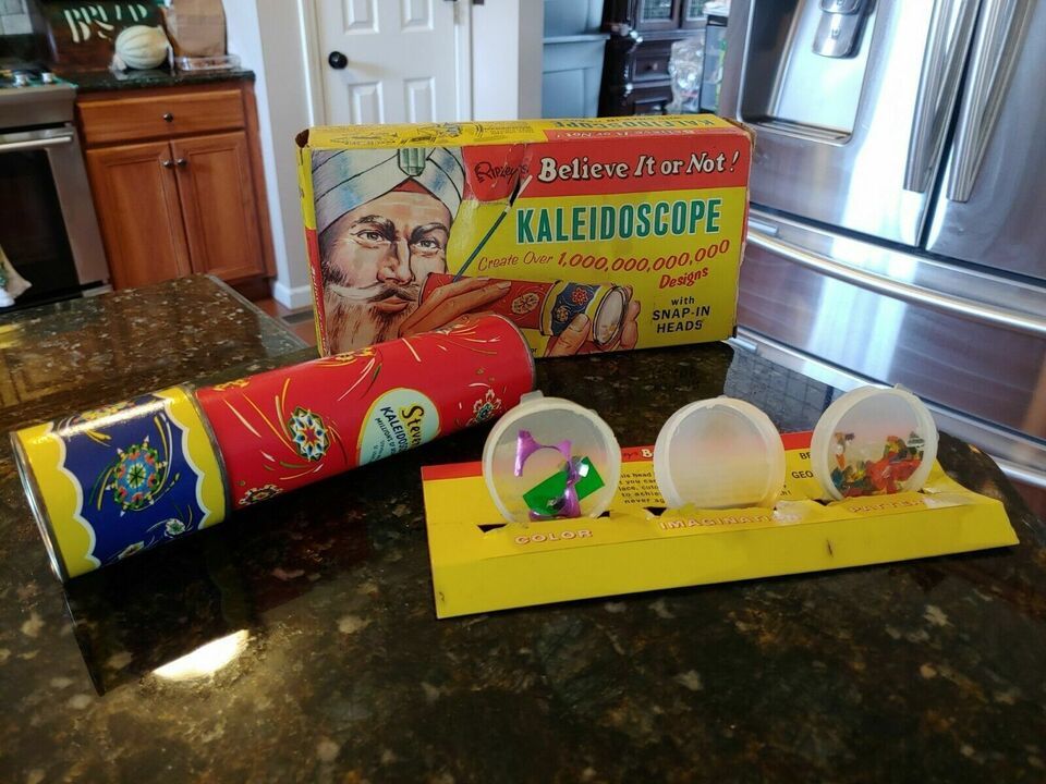 VINTAGE RIPLEY&#39;&#39;S BELIEVE IT or NOT ! STEVEN KALEIDOSCOPE w/BOX &amp; SNAP O... - $49.39