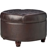 Ottoman With Storage For Living Room And Bedroom (Distressed Brown) | Ho... - $2,290.99 MXN